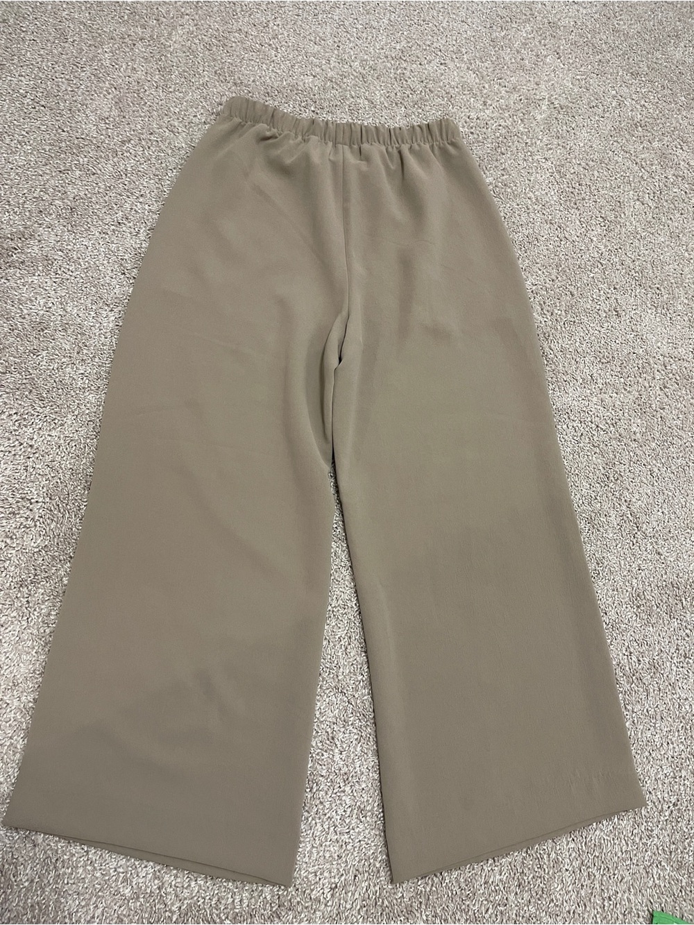 NWT Artizia The Lodge Pant- Crepette Nomad Taupe Size M Short - Picture 11 of 11